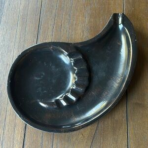Vintage Mid-Century Ceramic Nautilus Ashtray